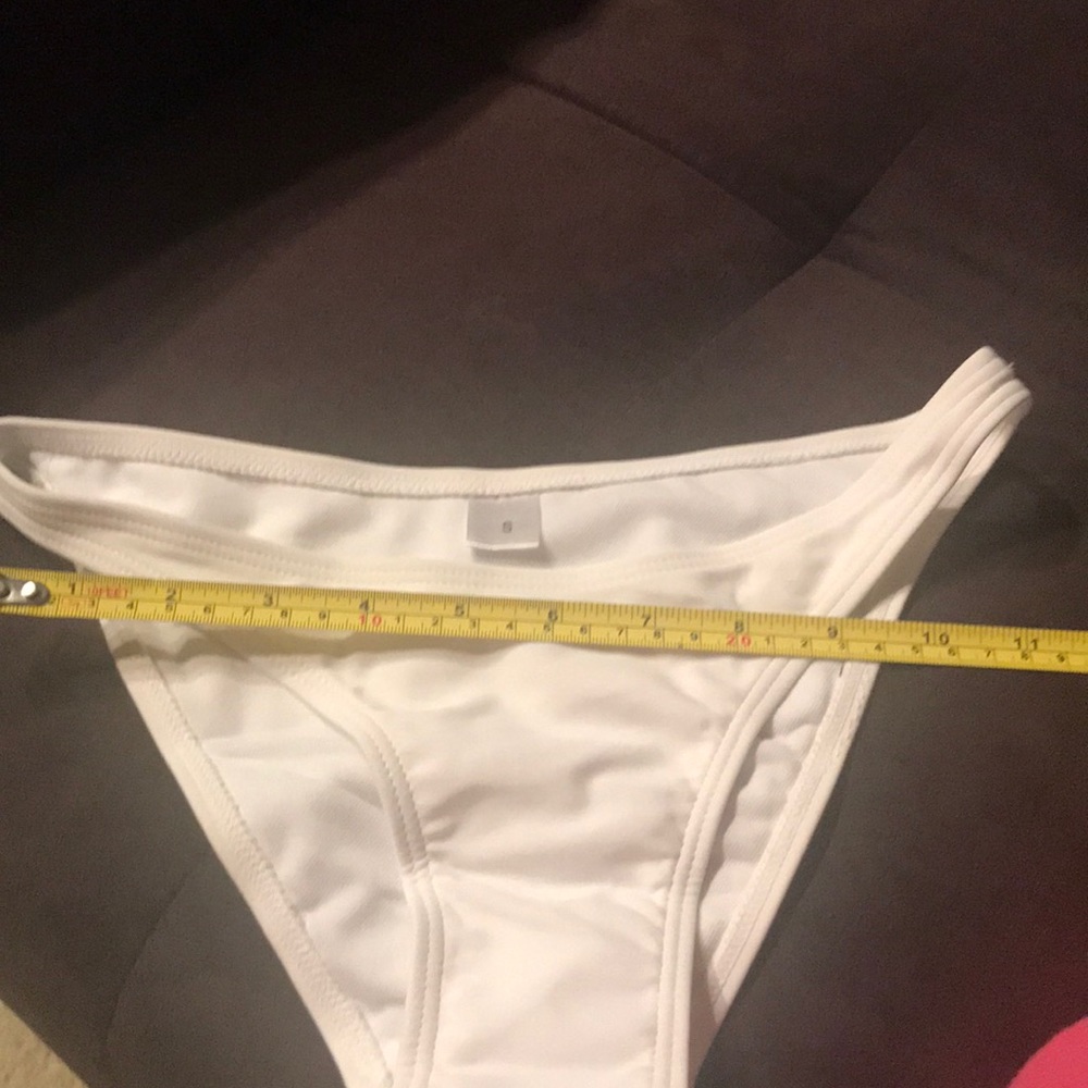 Brand new high waisted net bikini swimwear set 3pc - Picture 8 of 8